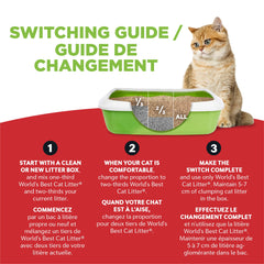 World's Best Cat Litter demonstrates clumps-on-contact for quick scooping