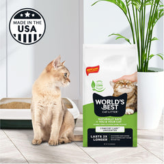 World's Best Cat Litter Comfort Care dust-free lightweight for easy handling