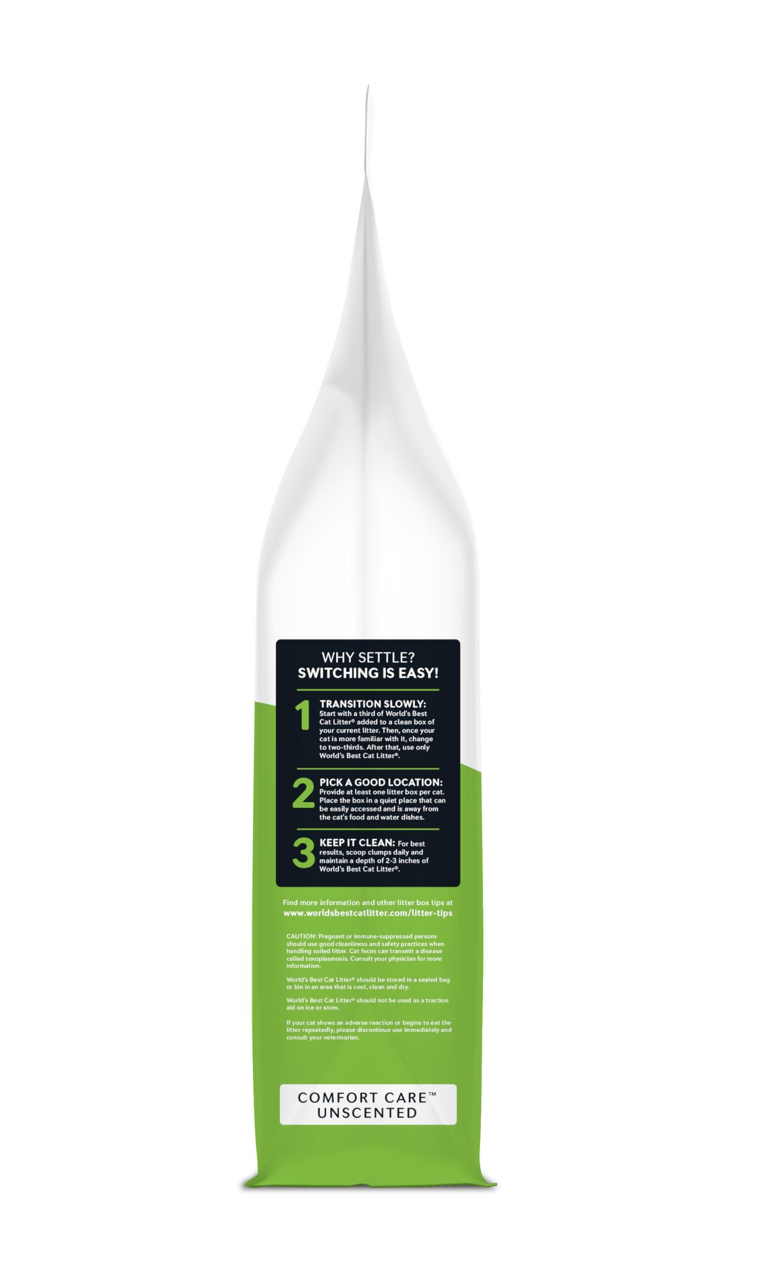 World's Best Cat Litter Comfort Care made in USA from renewable corn