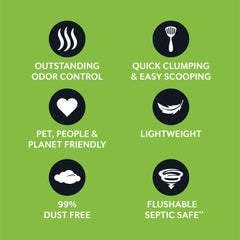 World's Best Cat Litter Comfort Care odor-control keeps rooms fresh