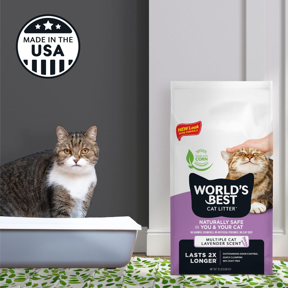 World's Best Cat Litter flushable septic-safe packaging and disposal guidance
