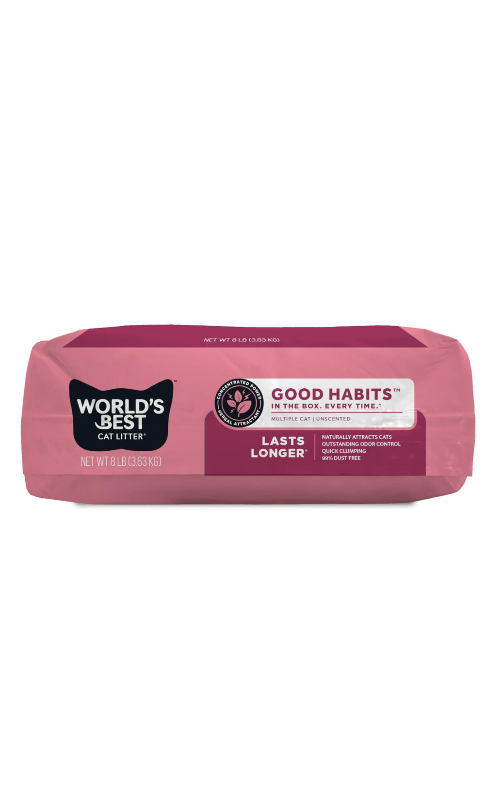 Worlds Best Cat Litter made in USA multicat friendly bag for households with multiple cats