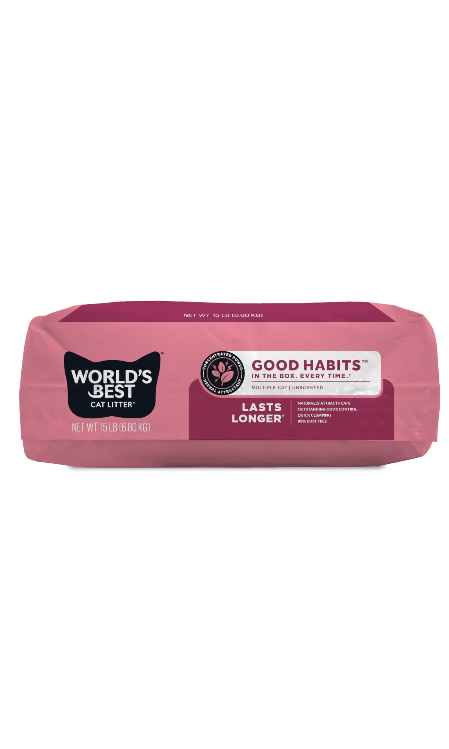 World's Best Cat Litter made in USA from renewable corn.