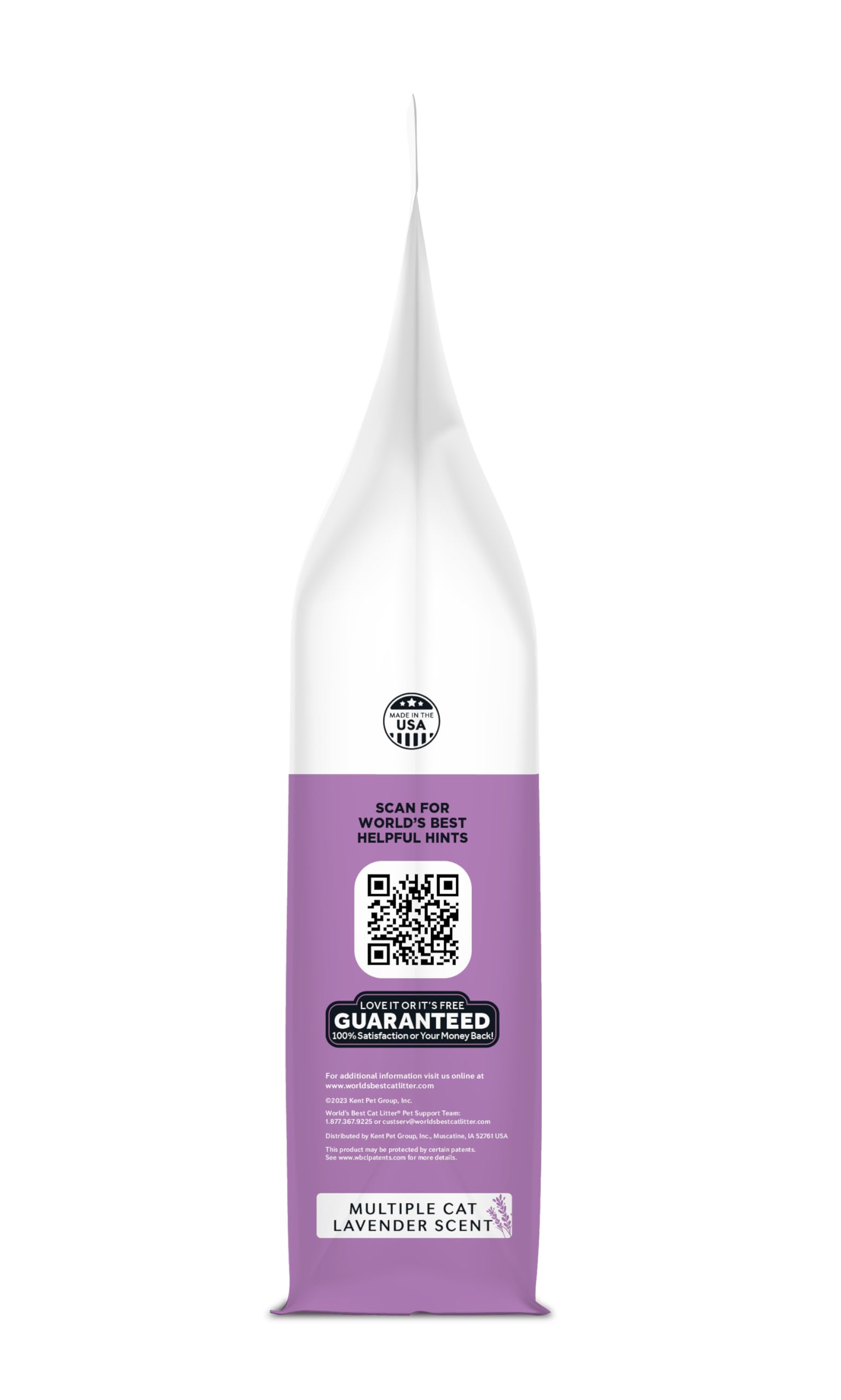 World's Best Cat Litter made in USA label signaling trusted, domestic production