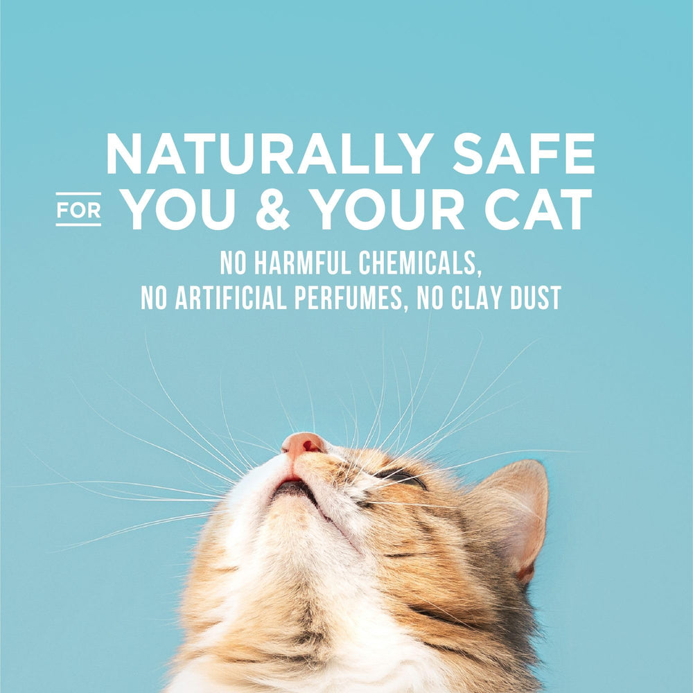 World's Best Cat Litter Poop Fighter lemongrass scent provides fresh fragrance