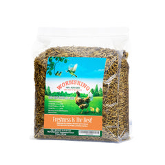 WORMSKING 5lb bag of dried BSF larvae ready for poultry nutrition and protein