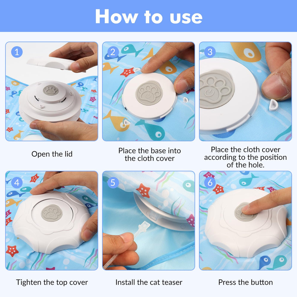 Wortade toy highlighting its three modes in blue, purple, and yellow lights for varied play