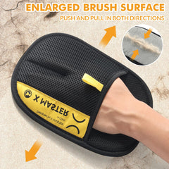 Wortade pet hair removal glove removing fur from car seats quickly
