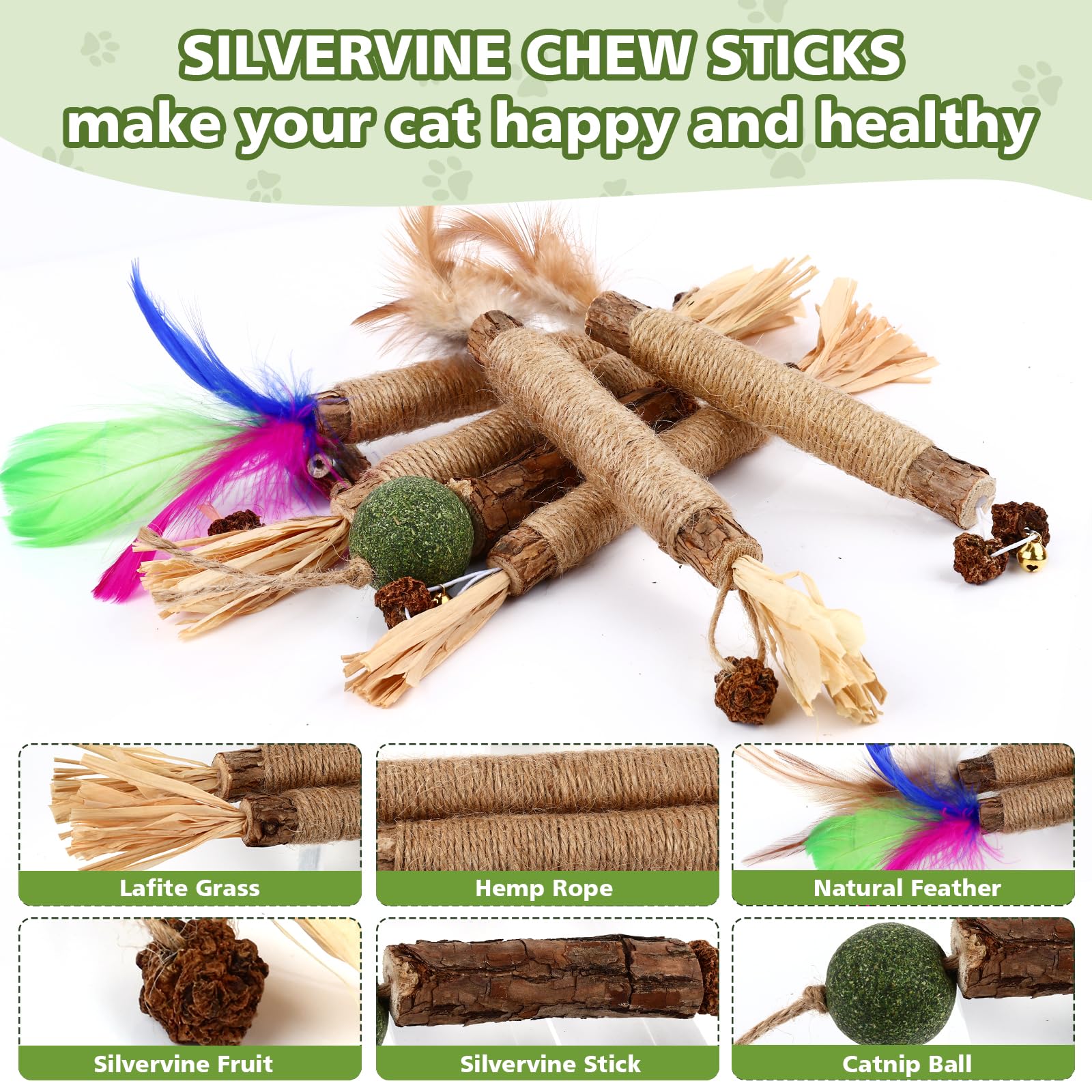 WOUSEDO sisal rope toy shows durable fibers for chewing and teething.