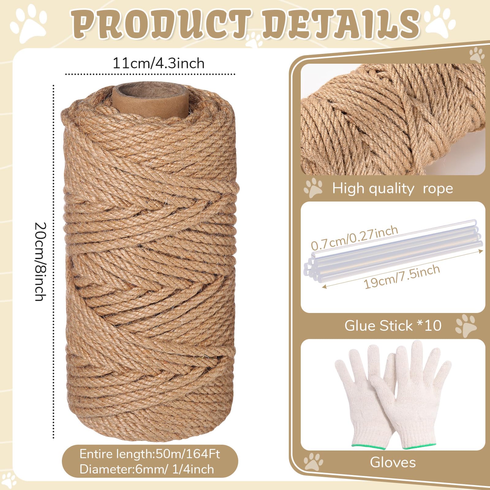 Wowangce multicolor sisal rope wrapped on a cat tree for a refreshed look.