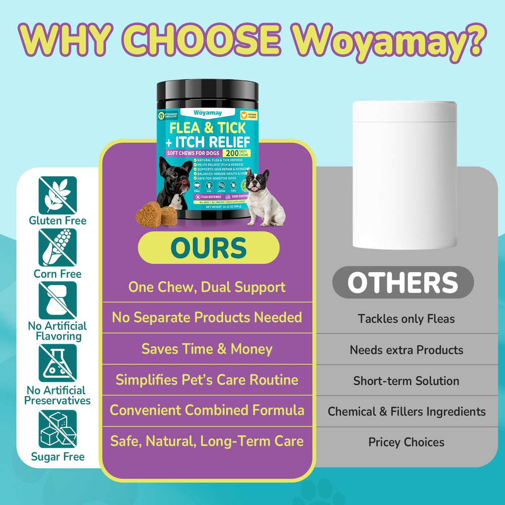 Woyamay supplements with B vitamins for immune balance.