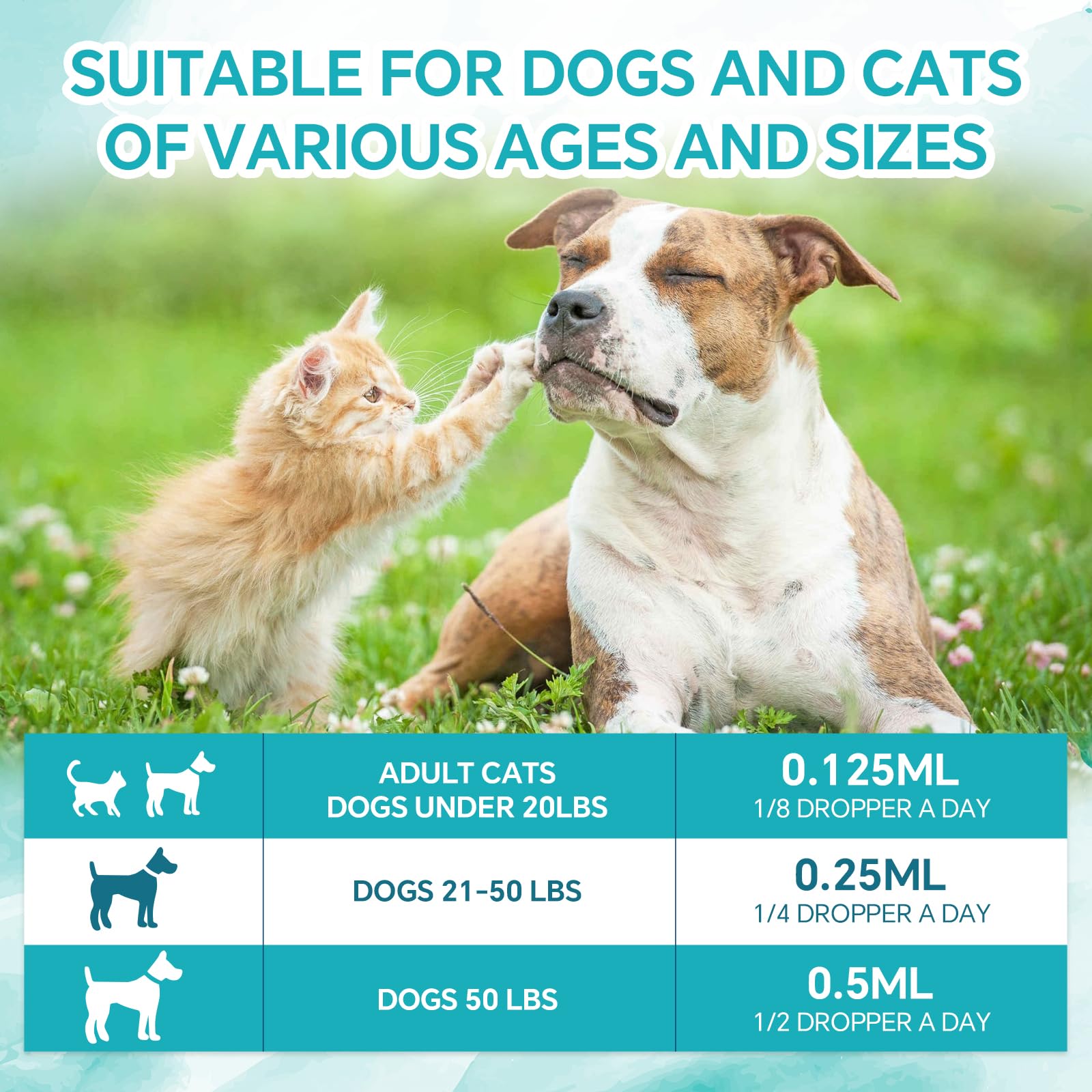 Woyamay Camling Oil emphasizes hip and joint support for active pets.