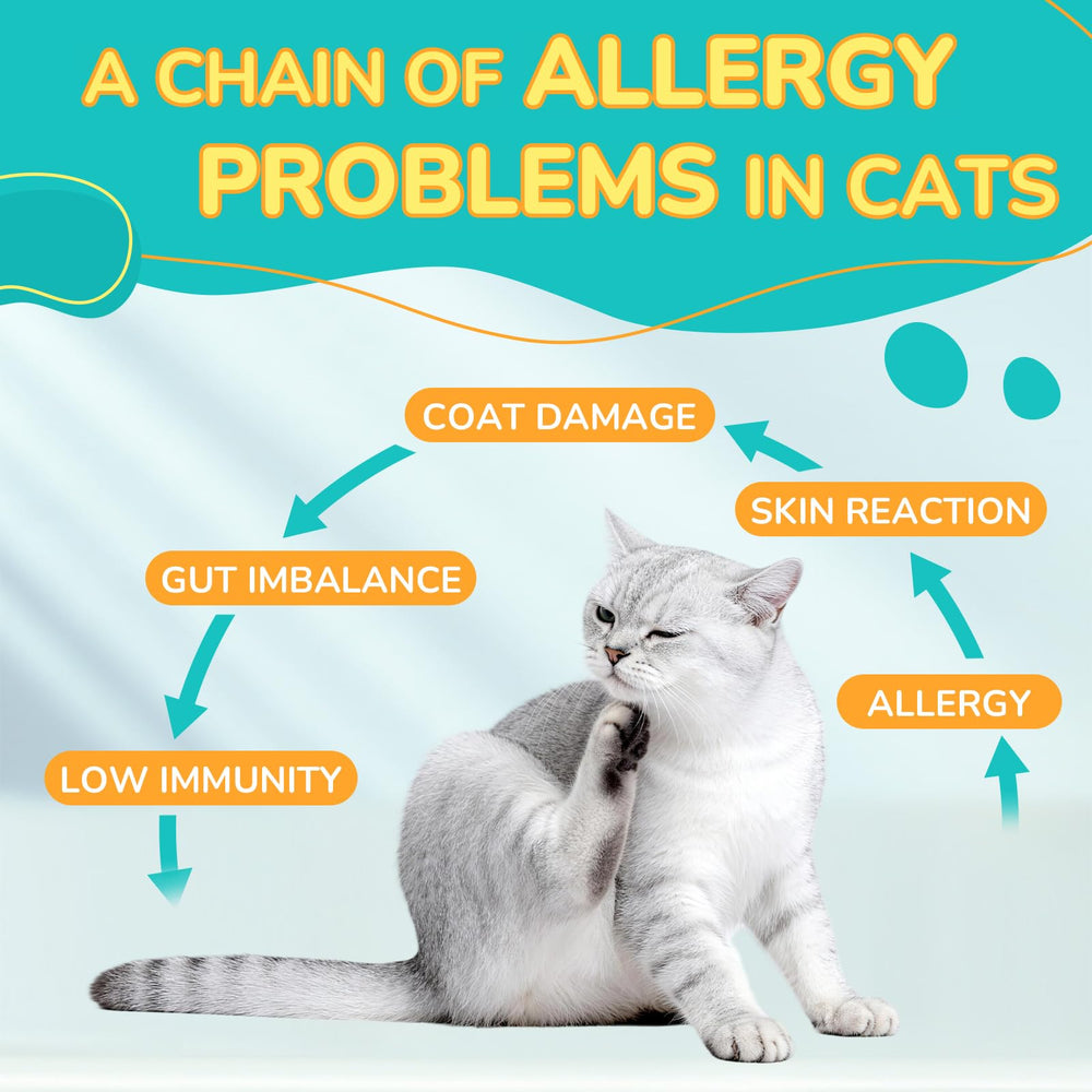Woyamay Cat chicken-flavored chews entice picky eaters while supporting allergy relief.
