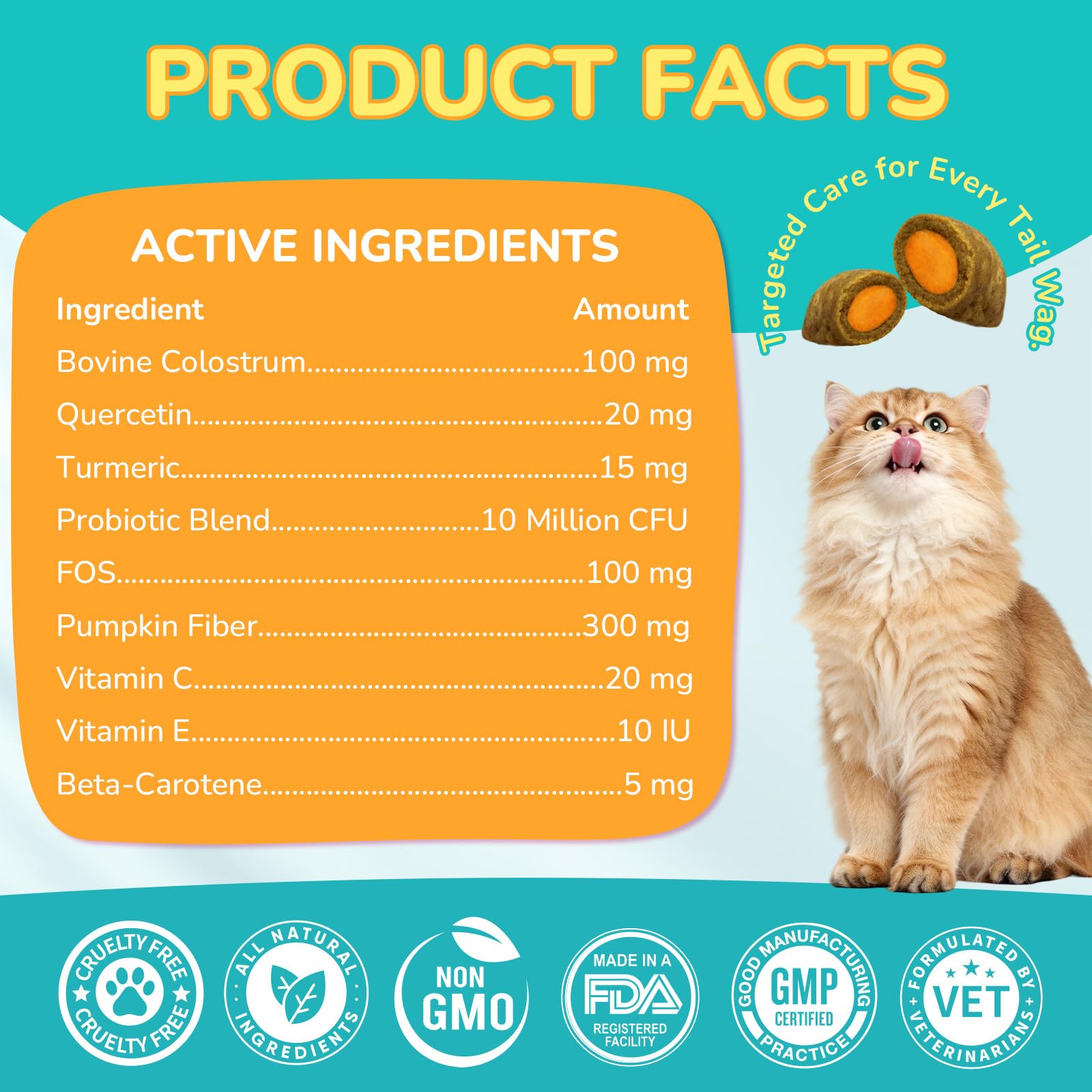 Woyamay Cat packaging shows 500 chews value for multi-cat households.
