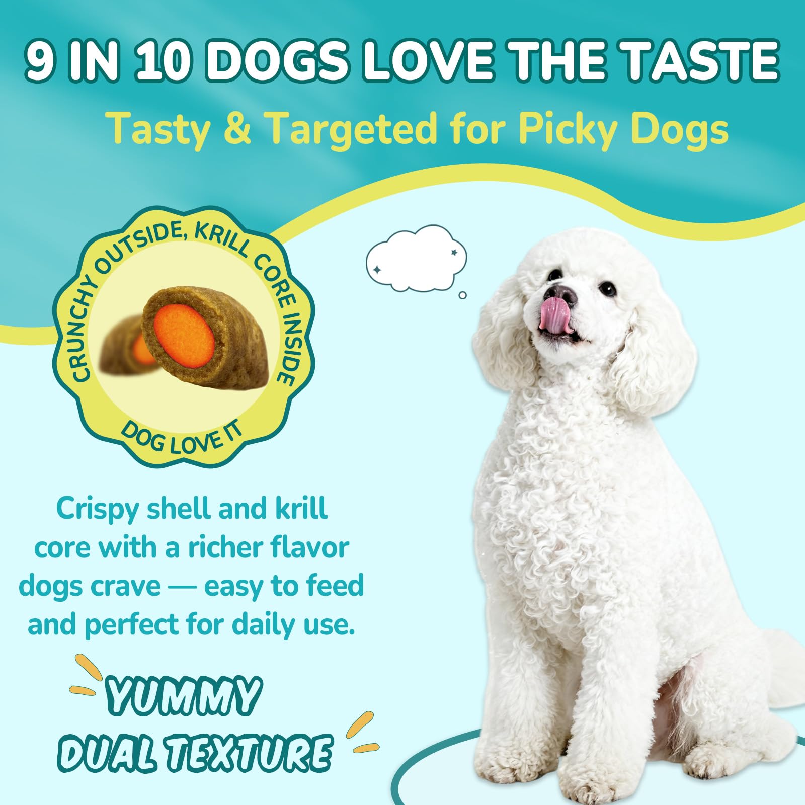 Woyamay chews supporting healthy skin and coat shine