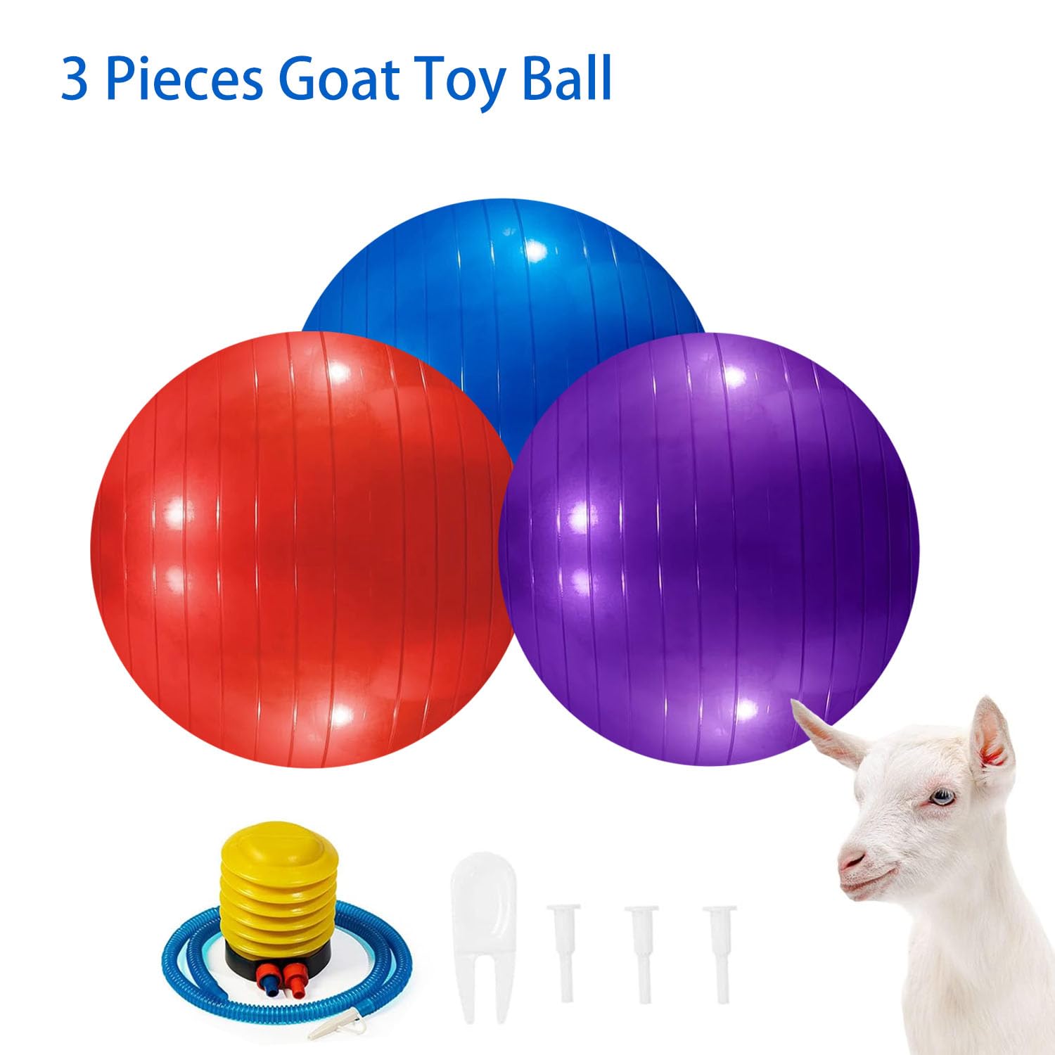 WoYous goat ball outdoor play scene highlights versatile toy.
