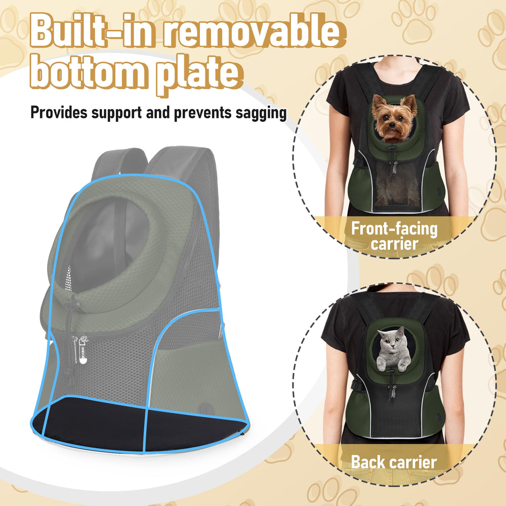 WOYYHO removable baseplate inside carrier for added stability and easy cleaning.