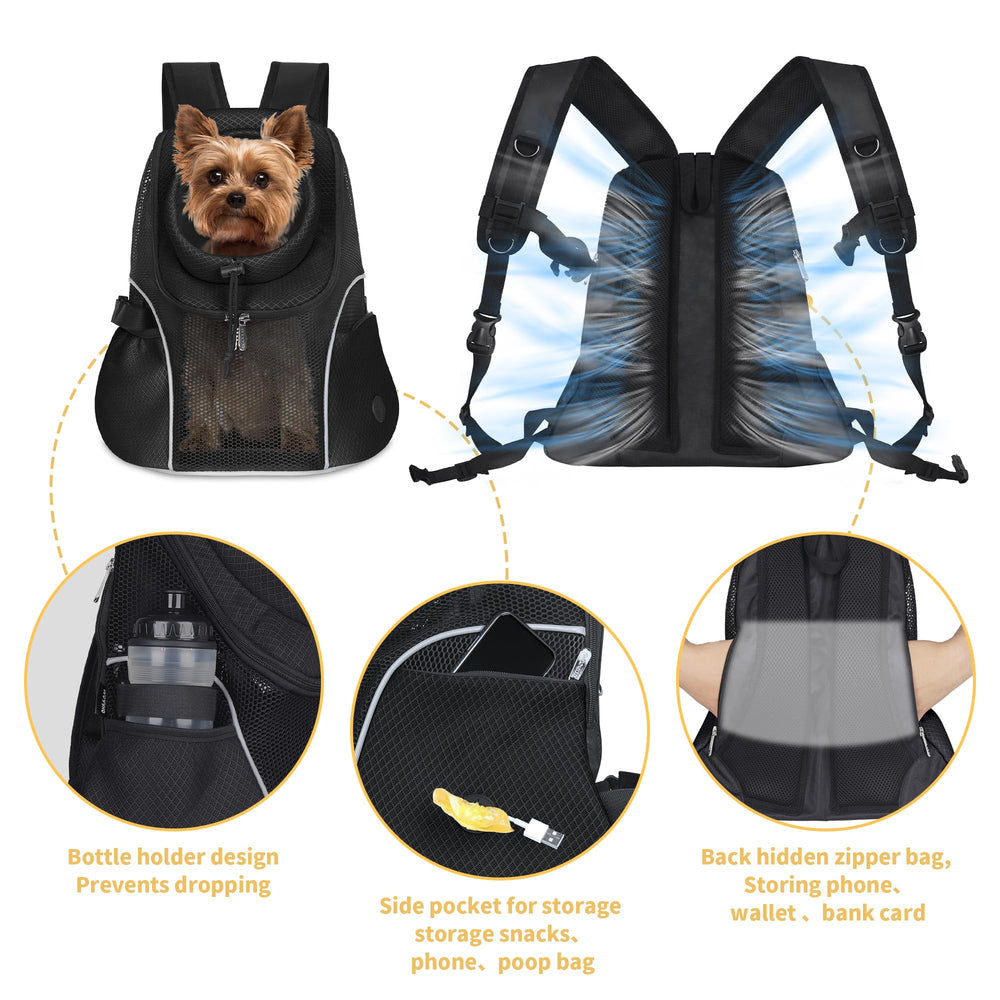 WOYYHO backpack strap system emphasizes ergonomic support to ease carrying.