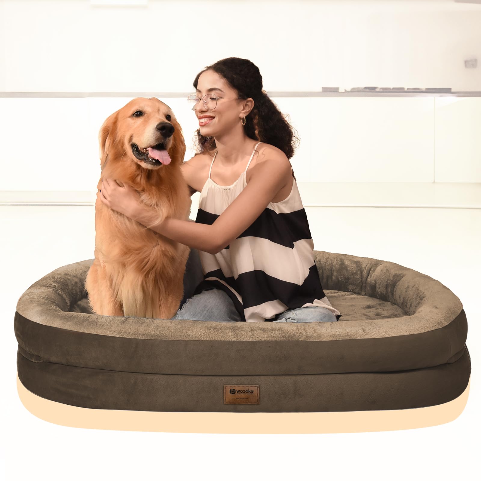WOZOKE bolsters serve as a comfortable headrest for neck support