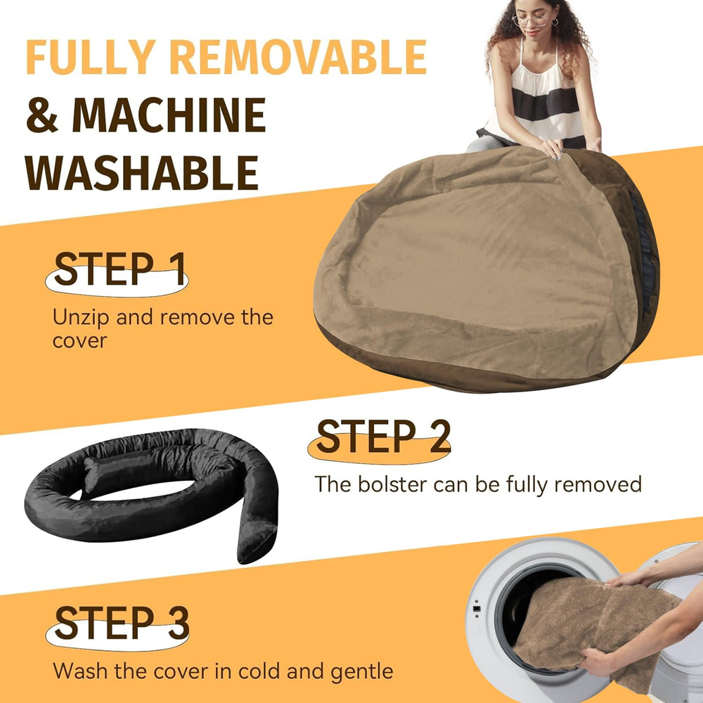 WOZOKE ultra-soft fleece lining adds warmth and comfort