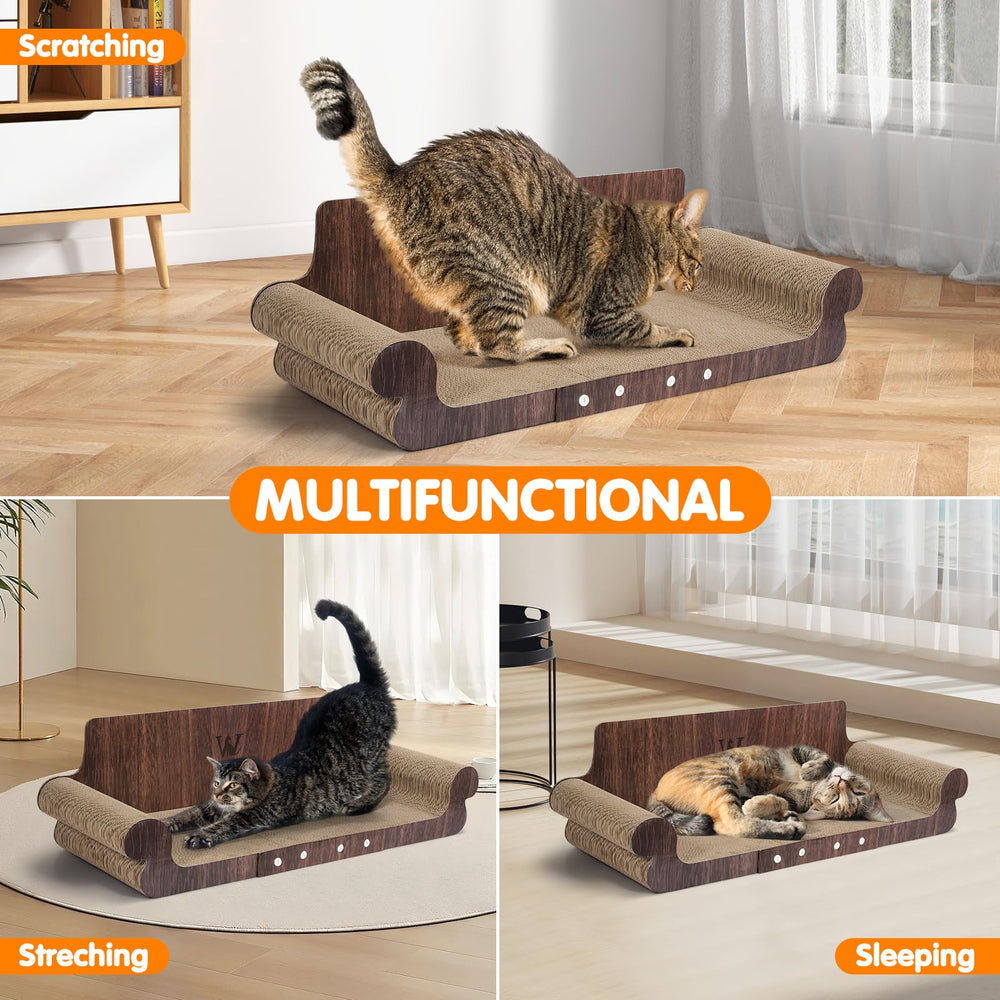WPVPaw large cat sleep space encouraging stretch and relaxation.