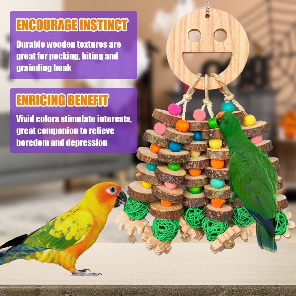 WQY GroceryShop natural wood toy with edible coloring for safe chewing