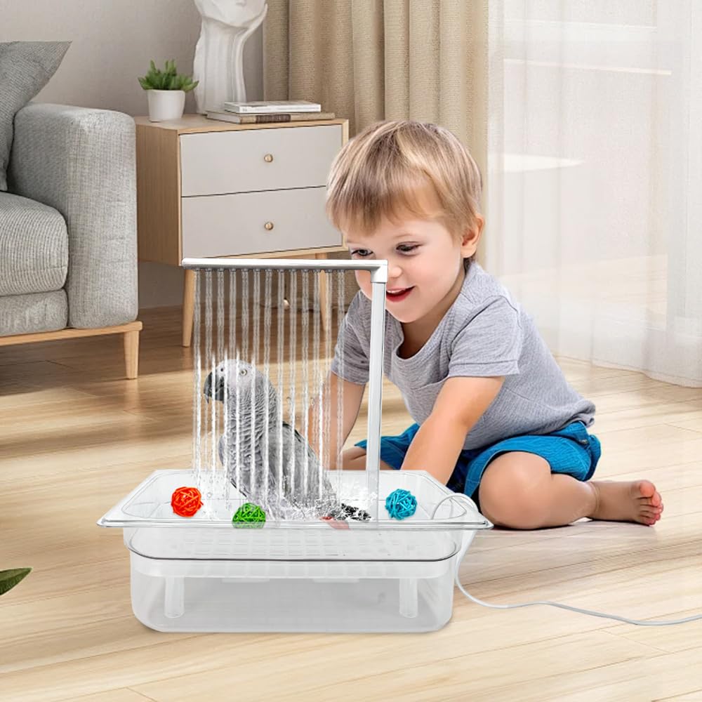 WQY GroceryShop circulating water flow for consistent bath time.