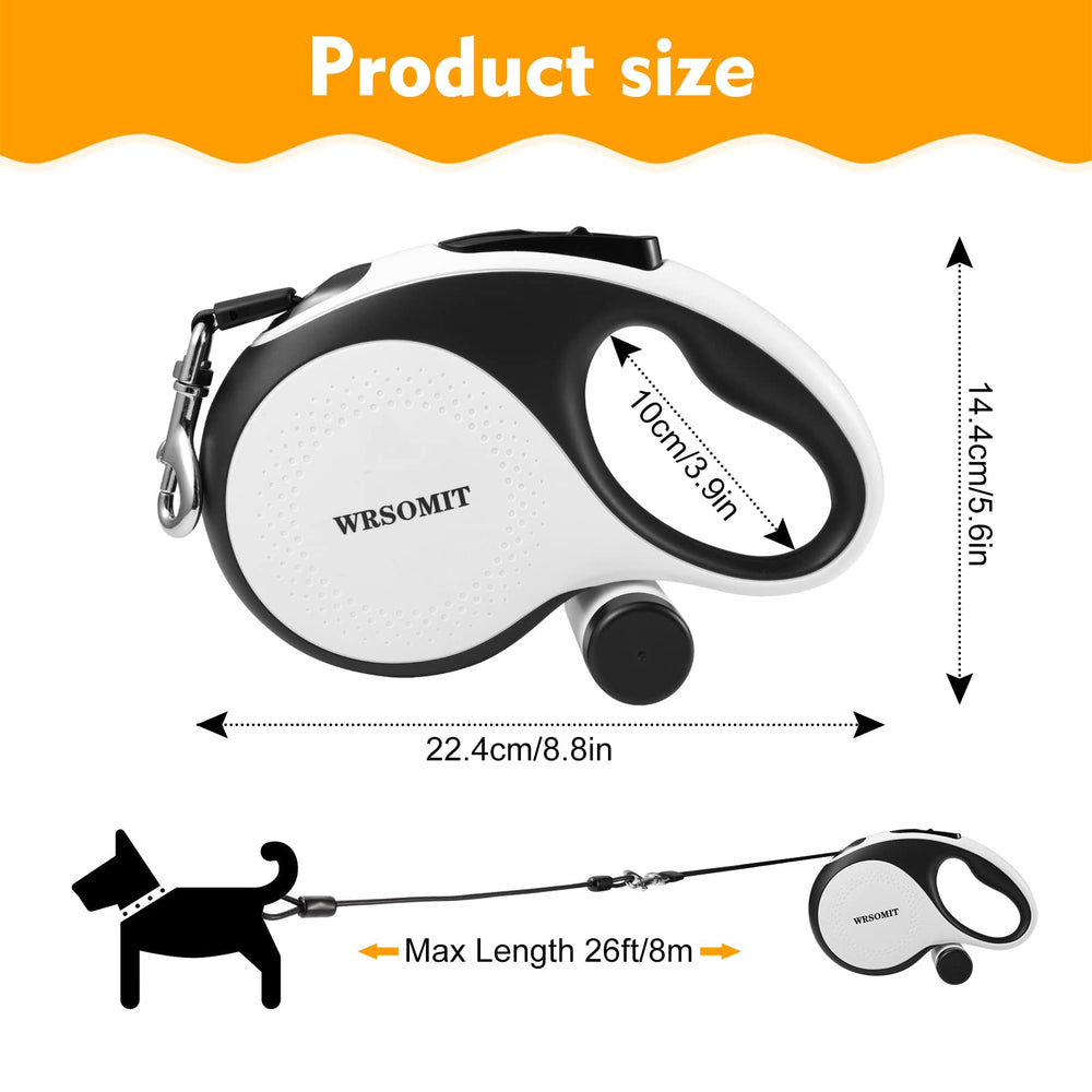 WRSOMIT poop bag dispenser attachment for on-the-go cleanup.