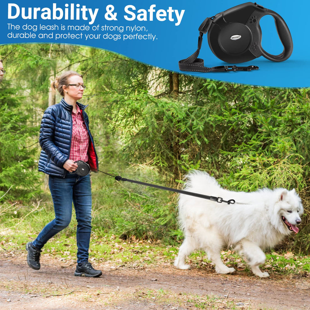 WRSOMIT lightweight leash with ergonomic grip for daily strolls.