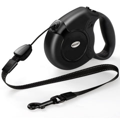 WRSOMIT retractable leash 26ft nylon tape in action for safer walks.