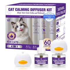 WRAERC Cat Calming Diffuser in use promotes a calmer multi-cat environment