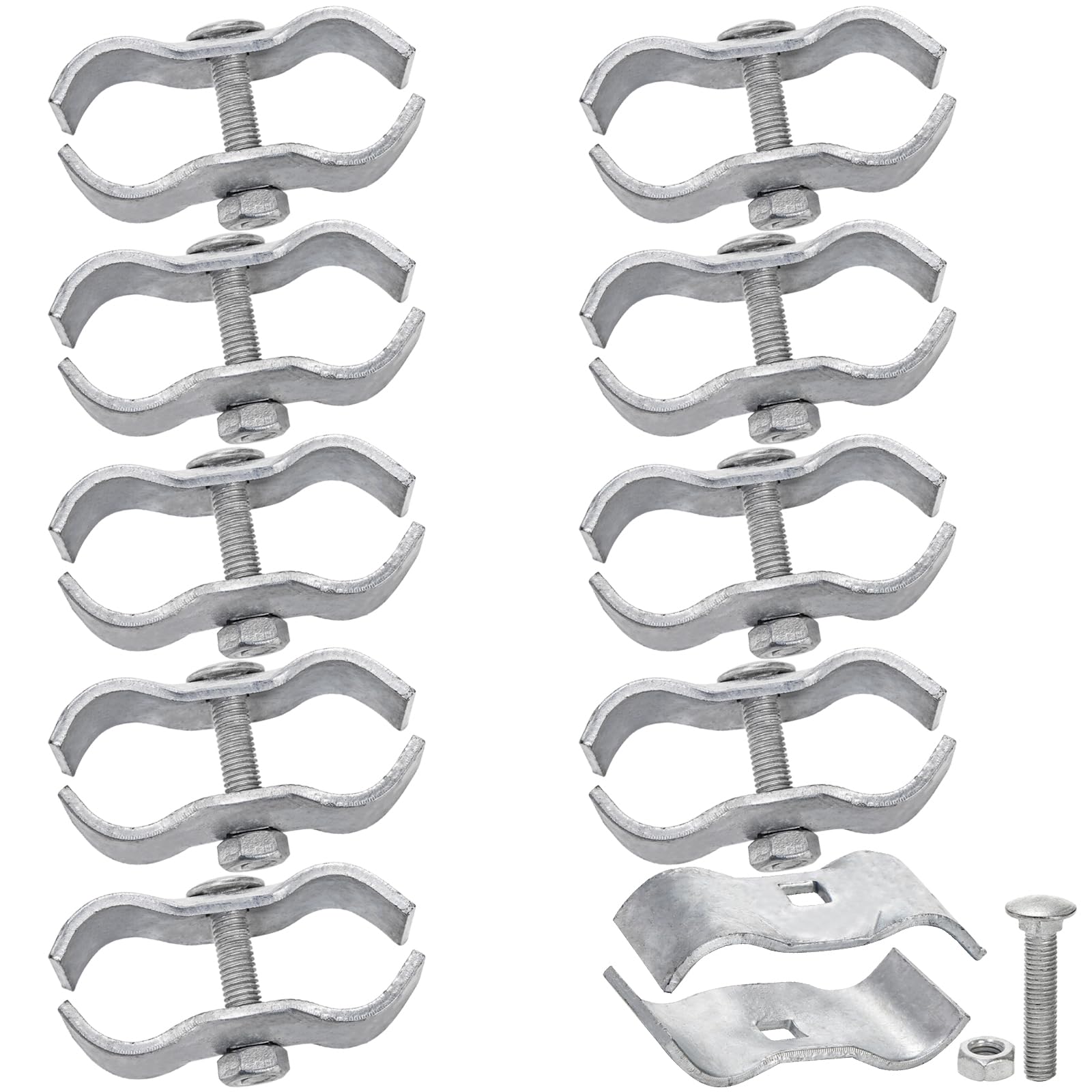 WRINGKIT dog kennel clamps pack securely joins panels for a sturdy enclosure.