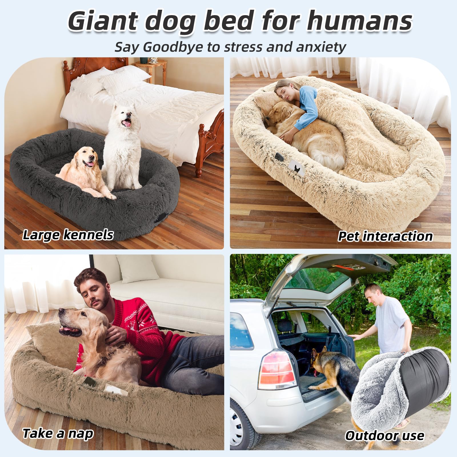 WROS non-slip base helps keep the bed steady during use