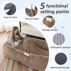 WROS bed with oversized bolster cradles arms for security