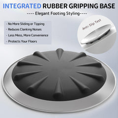 WROSWT cat bowl with non-slip base keeps feeding steady and floors protected.