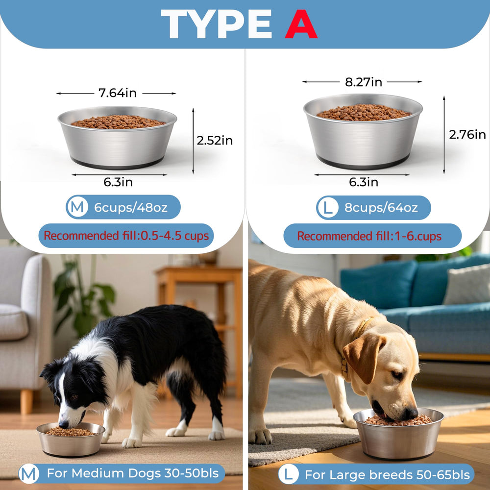 WROSWT food-grade BPA-free dog bowl for safe, hygienic meals.