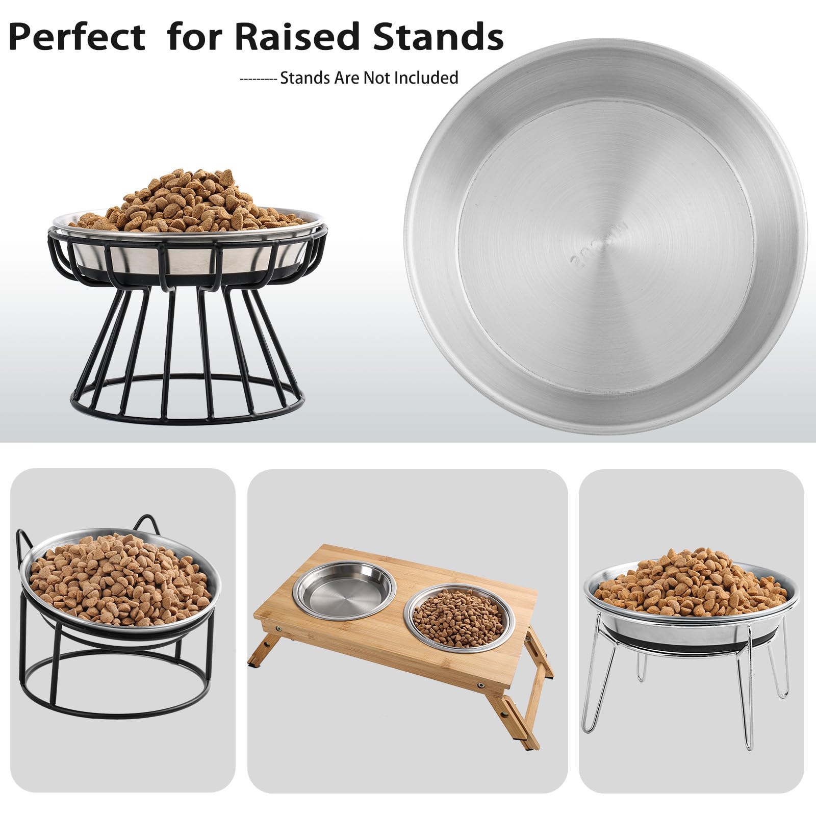 WROSWT replacement bowls for raised stands fit many brands.