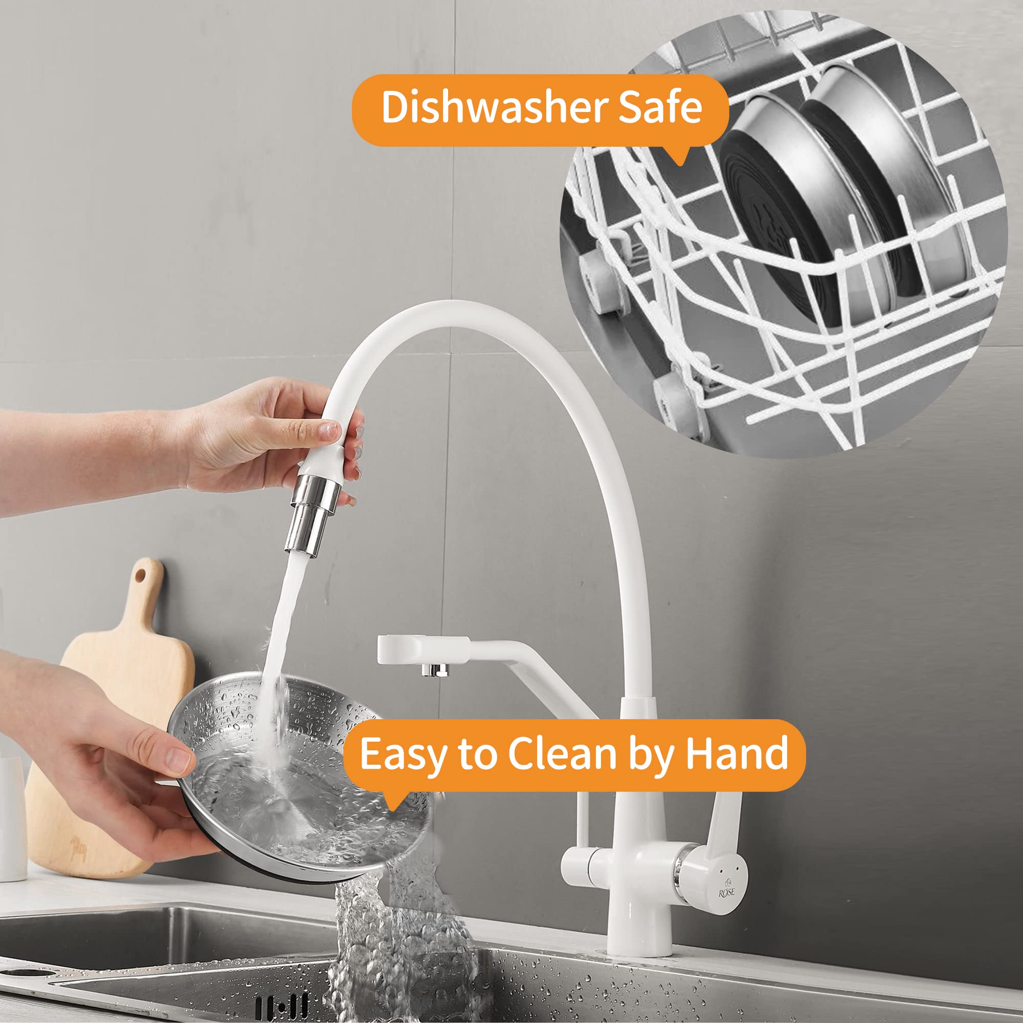 WROSWT wide shallow design keeps food inside and minimizes spills.