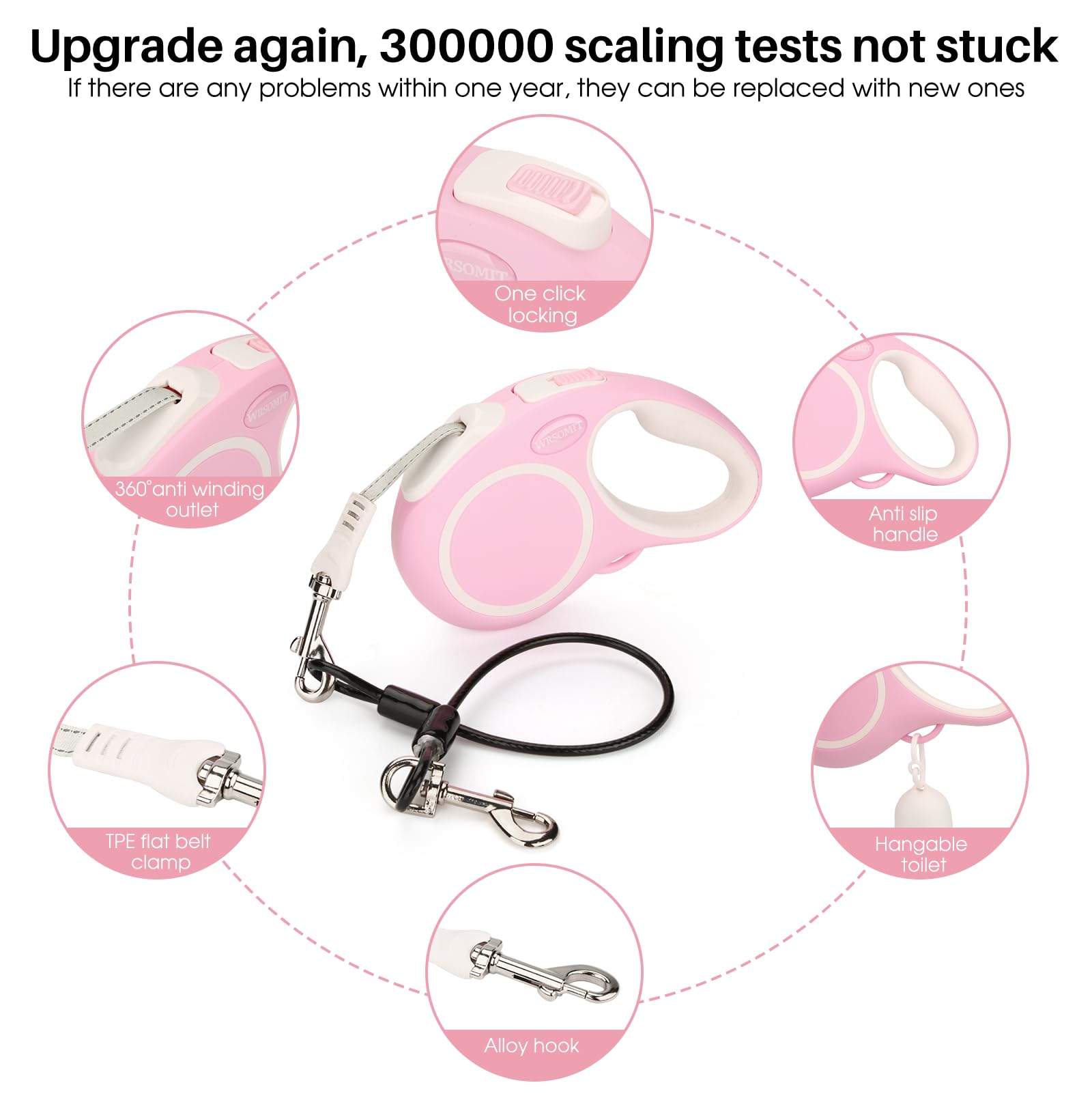 WRSOMIT safety braking and ergonomic handle for confident control