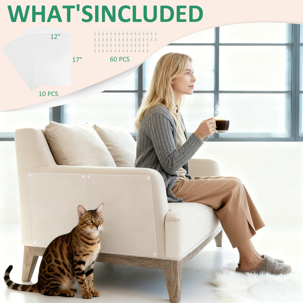 Wsaeig protects couches, walls, and doors from pet-related wear.