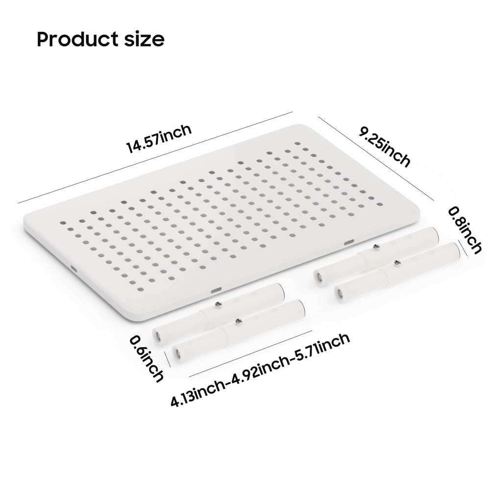 WSOWX elevated feeding surface minimizes mess and keeps bowls cleaner.