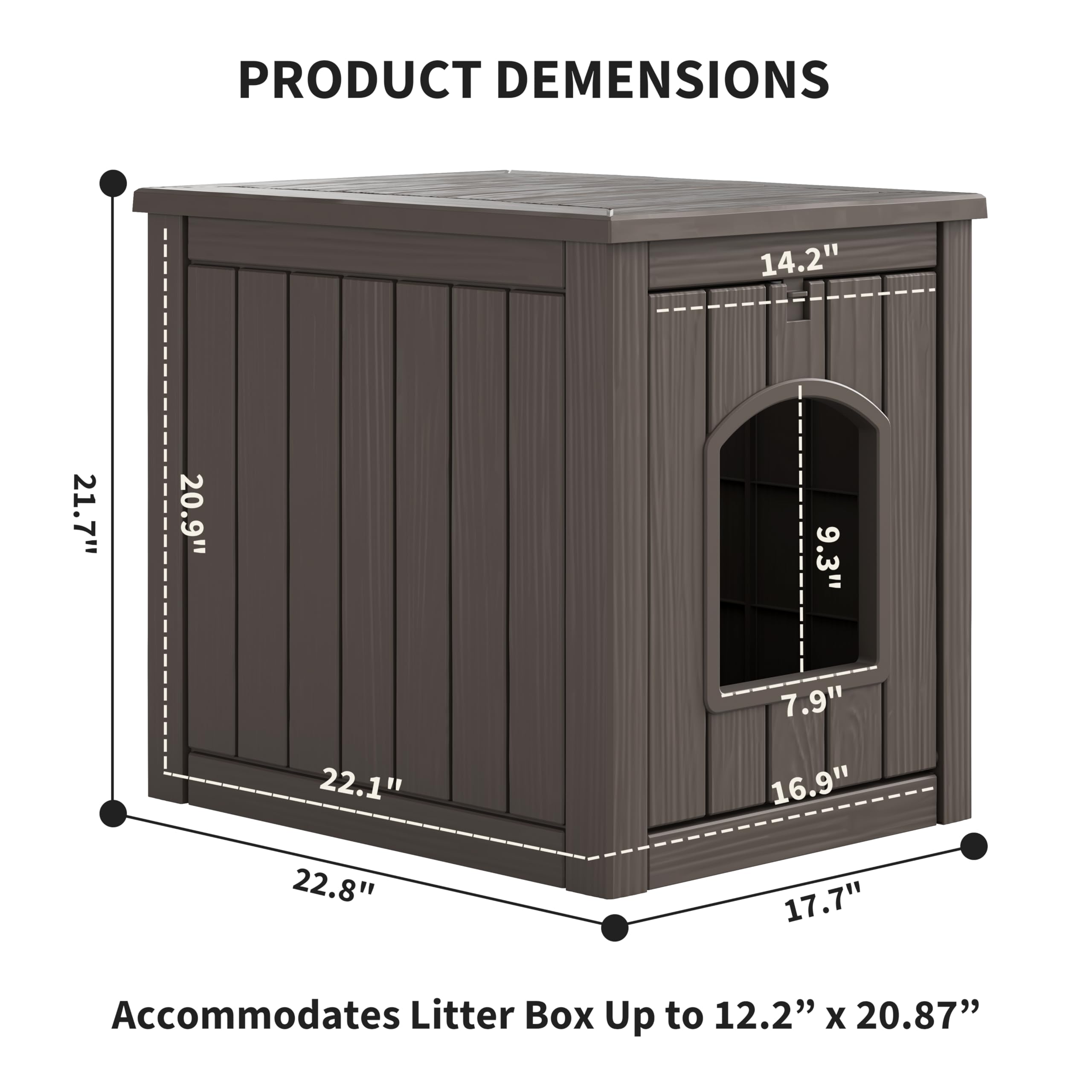 WTFGO cat house indoor-outdoor design offers versatile year-round use
