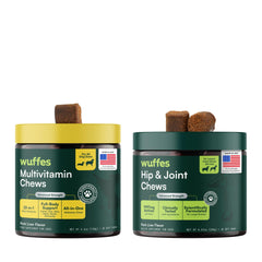 Wuffes bundle bottle visual for large breeds supports nose-to-tail wellness