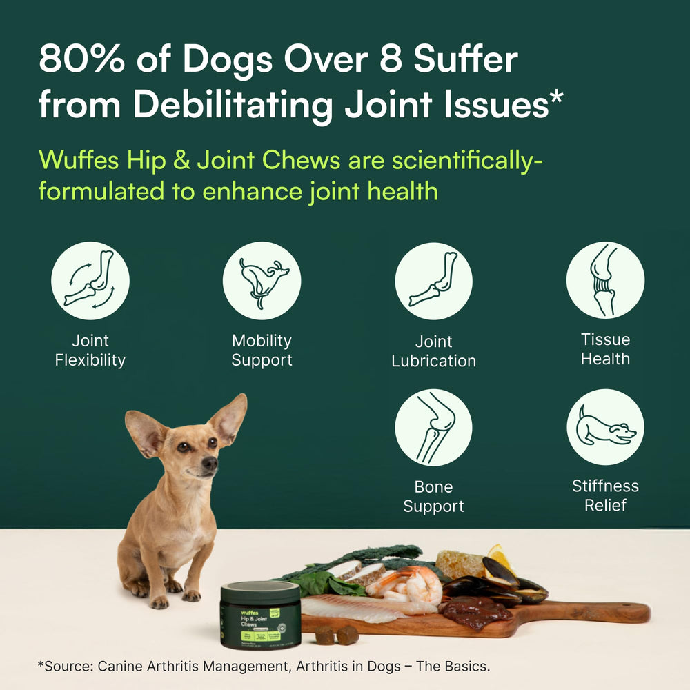 Wuffes medium dog use visual showing appropriate chew size