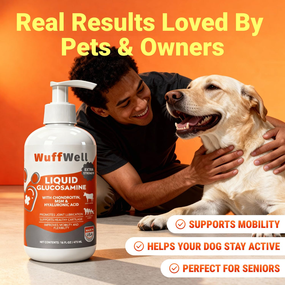 WuffWell easy-dose pump makes daily dosing convenient.