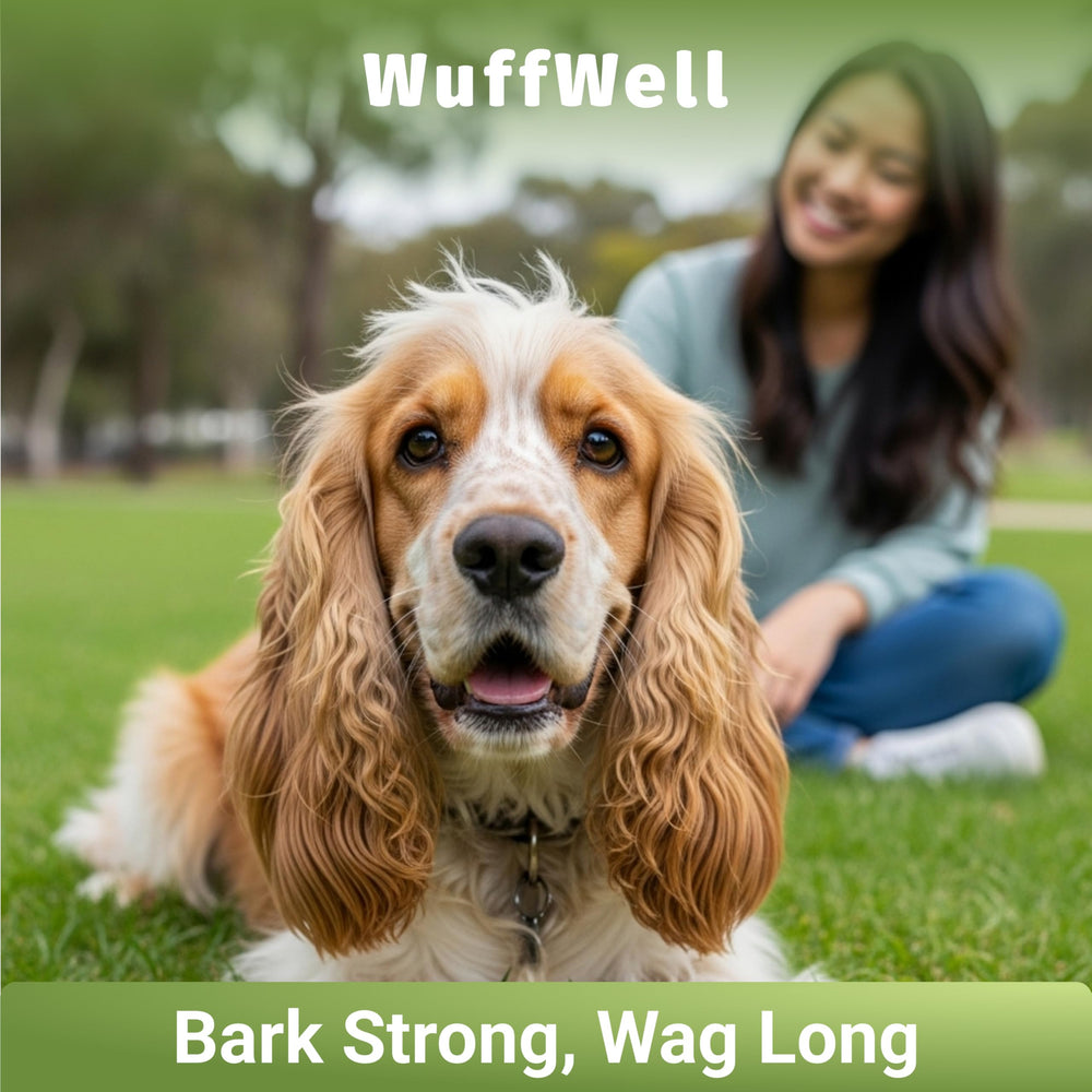 WuffWell easy-oral-care powder application scene for busy households