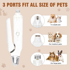 Wuioyz dog nail clippers with splash catcher for mess-free grooming.