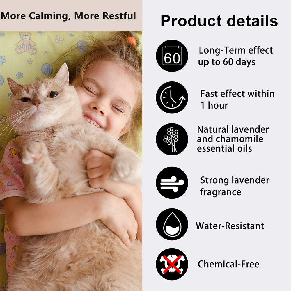 Wustentre pheromone-release collar shown for reassuring cues.