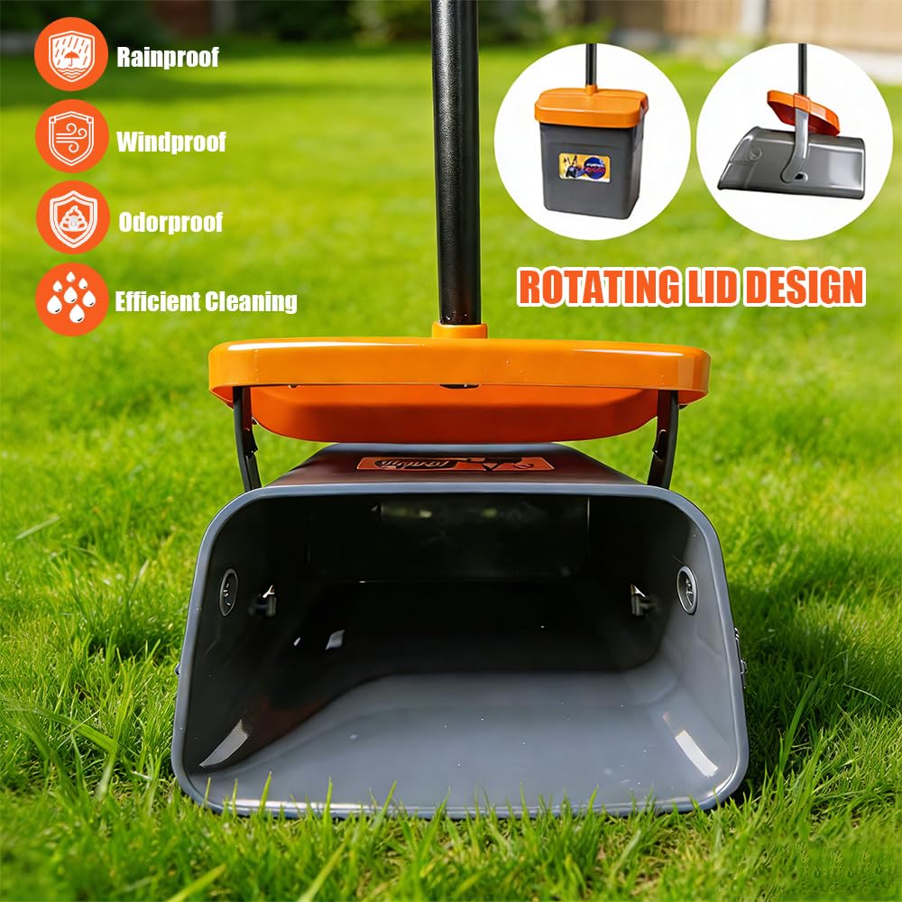 WuzoClean rake attachment for efficient outdoor waste collection
