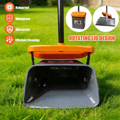 WuzoClean rake attachment for efficient outdoor waste collection